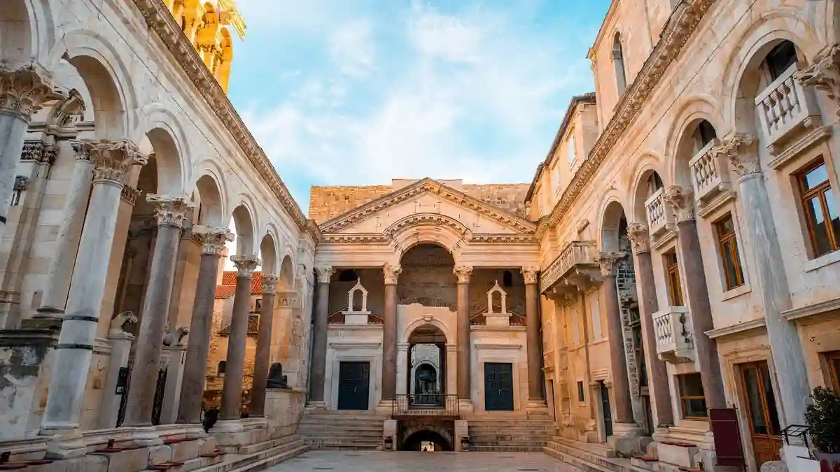 Palácio de Diocleciano, em Split, na Croácia.